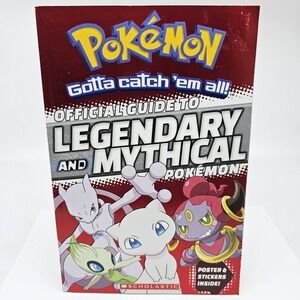 Stickers! Pokemon: Official Guide To Legendary And Mythical Pokémon W/ Poster
